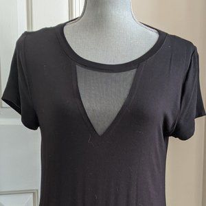 Black knee dress